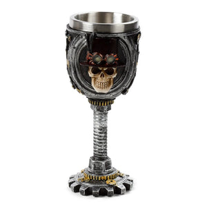 Steampunk schedel decoratieve kelk