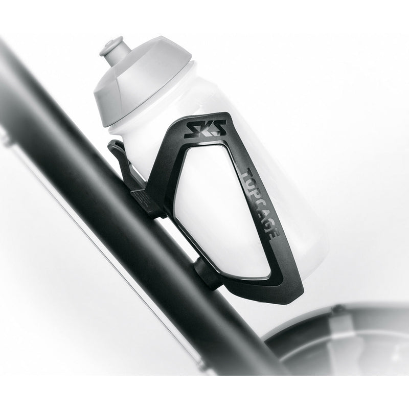 Load image into Gallery viewer, Sks bidonhouder topcage kunststof zwart
