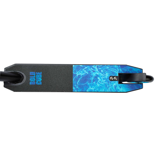 Boldcube deluxe stuntstep zwart blauw