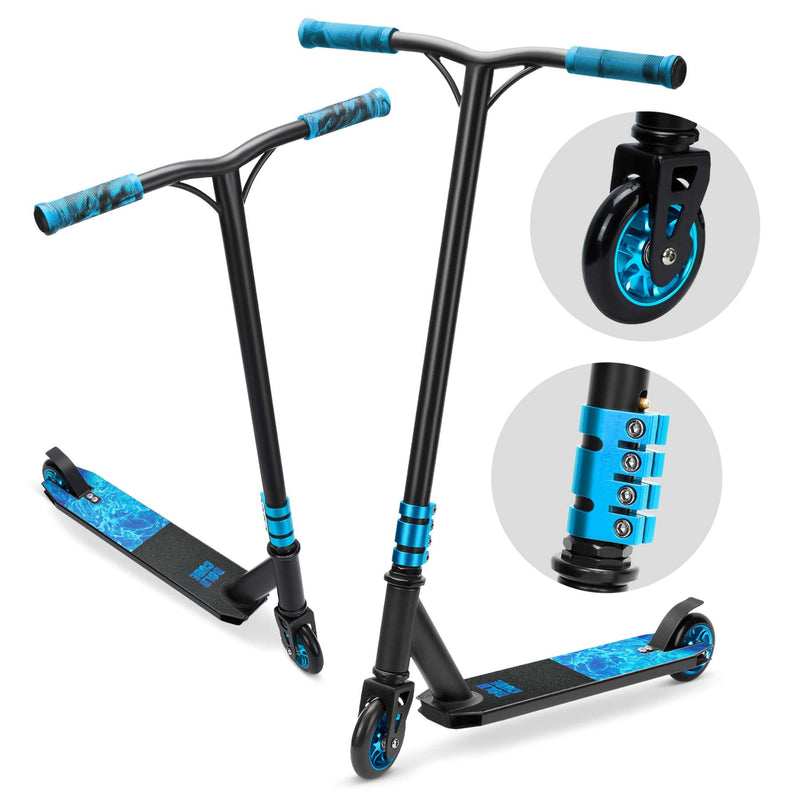 Load image into Gallery viewer, Boldcube deluxe stuntstep zwart blauw
