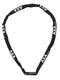 Axa slotketting rigid 120cm codeslot zwart (kaart)