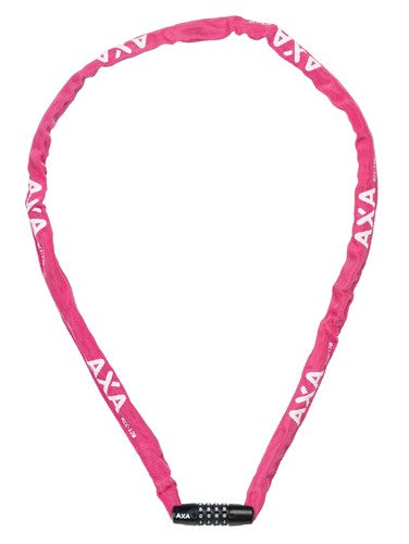 Afbeelding laden in galerijviewer, Axa kettingslot rigid rcc code 120x3,5 met polyester hoes - roze

