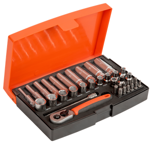 Bahco dopsleutelset 1 4 lang