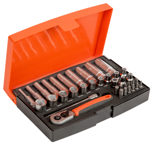 Bahco dopsleutelset 1 4