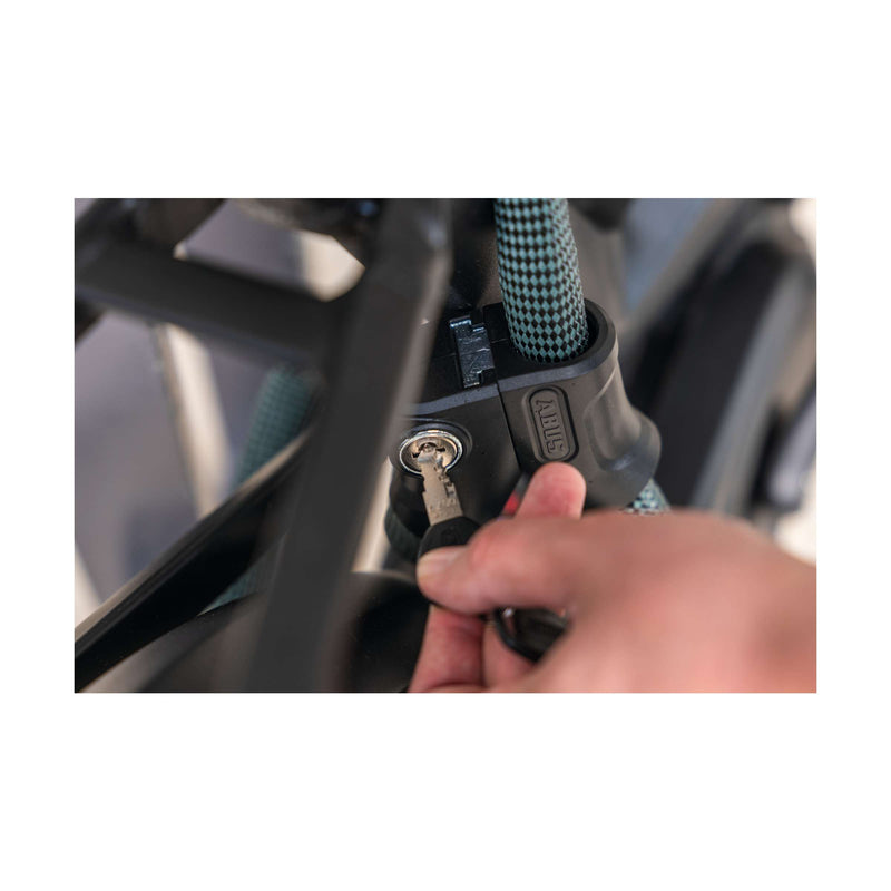 Afbeelding laden in galerijviewer, Abus fietsslot kettingslot - infinity loop 1806 - security level 6 - groen - 140 cm - geschikt voor elektrische fietsen en stadsfietsen

