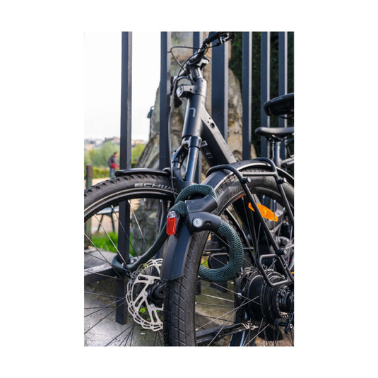 Abus fietsslot kettingslot - infinity loop 1806 - security level 6 - groen - 140 cm - geschikt voor elektrische fietsen en stadsfietsen