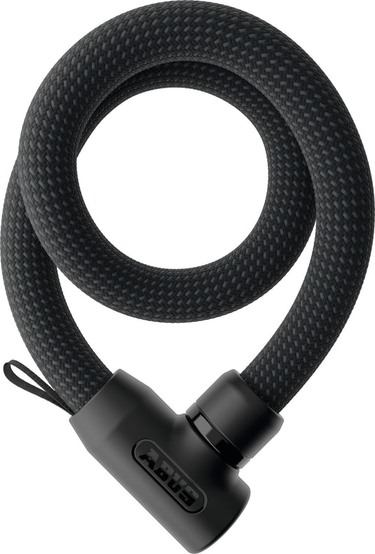Abus fietsslot textiel-kettingslot - yarnit™ 4004k - security level 7 - zwart - 110 cm - geschikt voor elektrische fietsen en stadsfietsen - lichtgewicht - slechts 0,88 kg
