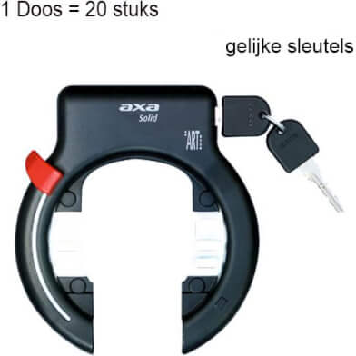 Load image into Gallery viewer, Axa ds ringslot solid gelijke sleutel
