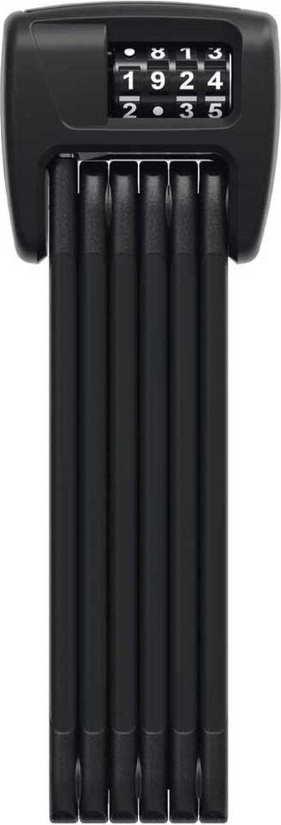 Load image into Gallery viewer, Abus vouwslot Bordo 6000C 90 zwart LED SH - Fietsslot
