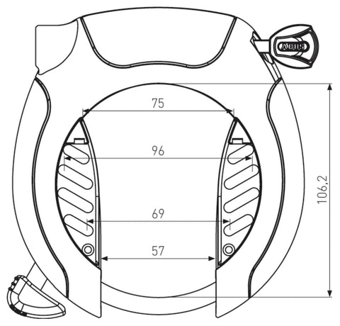 Abus ringslot Pro Shield XPlus 5955 ART 2