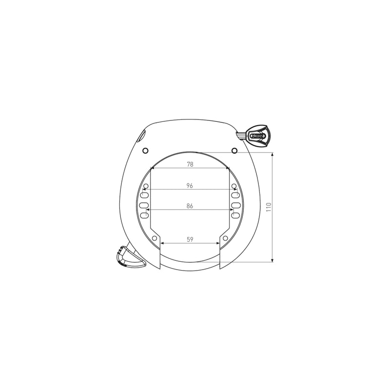 Afbeelding laden in galerijviewer, Abus ringslot pro shield x plus 5755 r
