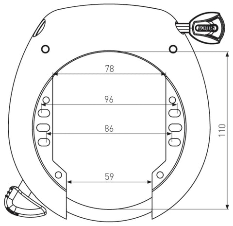 Abus ringslot Shield XPlus 5755L ART 2