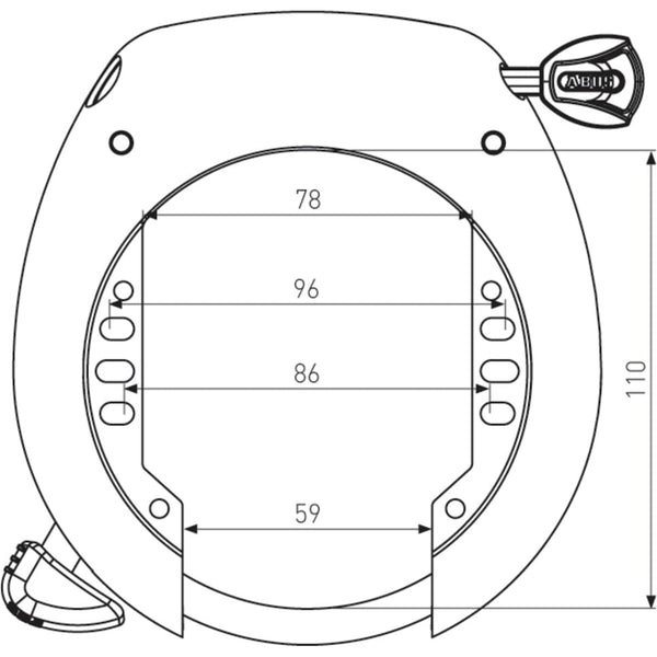 Abus ringslot Shield XPlus 5755L ART 2