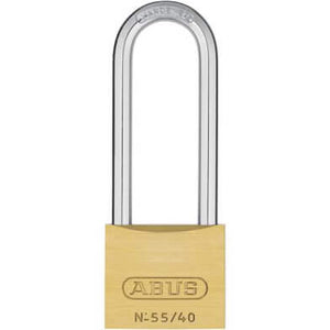Abus Hangslot Solid 55 40mm Goud - Discus Lang - Sleutelslot