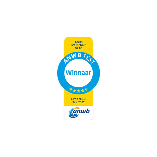 Abus Iven 8210 - 140cm, Zwart, ART2