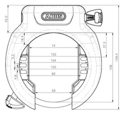 Abus ringslot Pro Amparo 4750SL ART 2