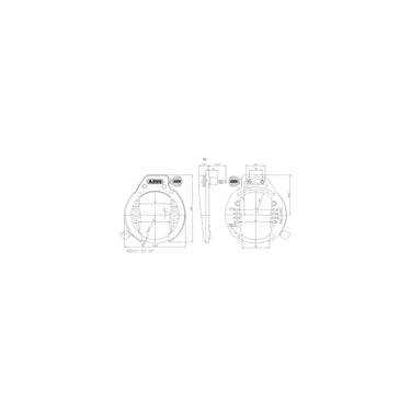 Abus fietsslot ringslot - 52 lh r (werkplaatsverpakking) - security level 6 - geschikt voor kinderfietsen