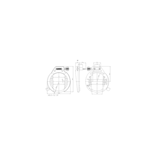 Abus ringslot 52 lh r