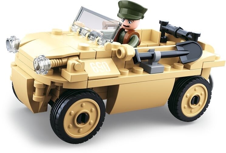 Load image into Gallery viewer, Sluban army wwii duits amfibievoertuig (m38-b0690)
