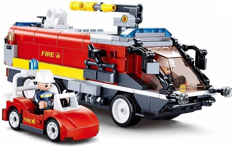 Load image into Gallery viewer, Sluban fire vliegveld brandweerwagen (m38-b0808)
