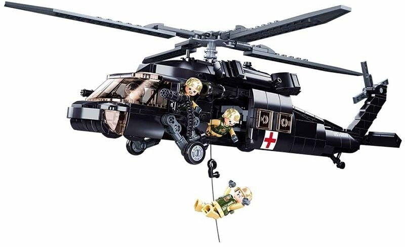 Load image into Gallery viewer, Sluban modelbircks amerikaanse medische legerhelikopter (m38-b1012)
