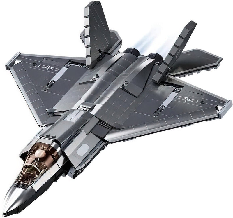Load image into Gallery viewer, Sluban j-35s stealth aircraft metal coating version (m38-b1186)
