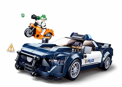 Load image into Gallery viewer, Sluban town snelle politiewagen (m38-b1063)
