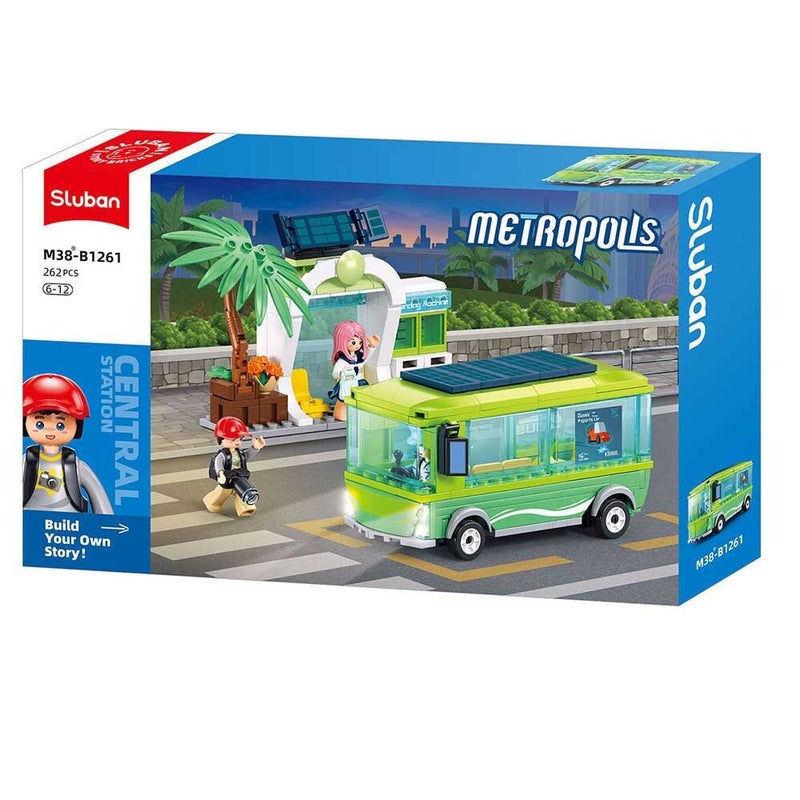 Load image into Gallery viewer, Sluban metropolis new electric bus (m38-b1261)
