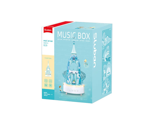 Sluban music box ice castle, micro usb: 420 pcs (m38-b1168)