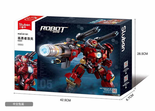 Sluban p.r. mecha de anti-hulk mech (m38-b1181)