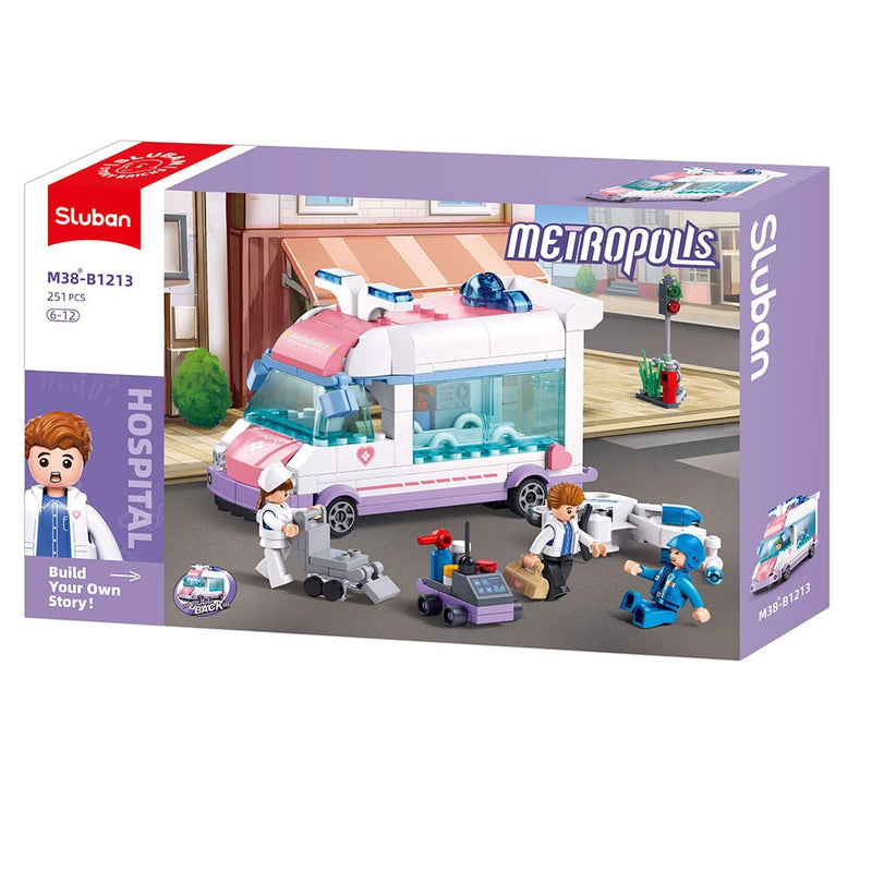 Load image into Gallery viewer, Sluban metropolis doctor - rescue (pull back) (m38-b1213)
