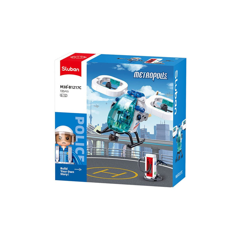 Load image into Gallery viewer, Sluban metropolis police - air patrol operation (m38-b1217c)
