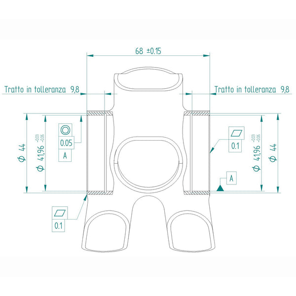 Miche Bracketas Press-Fit 68 X 42mm Evo Max