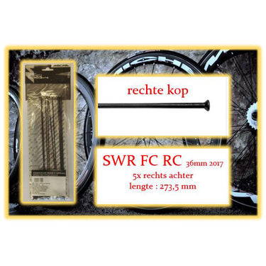Miche spaak swr fc rc 275mm ra zwart (5st)