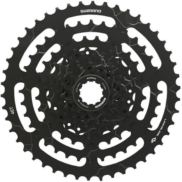 Shimano cassette Cues 9v 11-46t CS-LG300 zwart