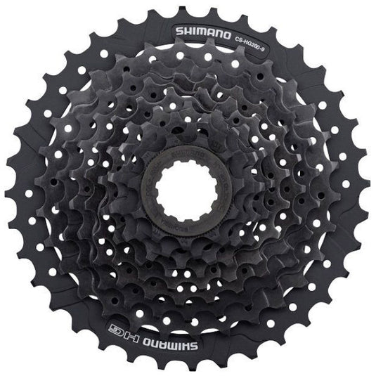 Shimano cassette 9v 11-36t hg20 zwart