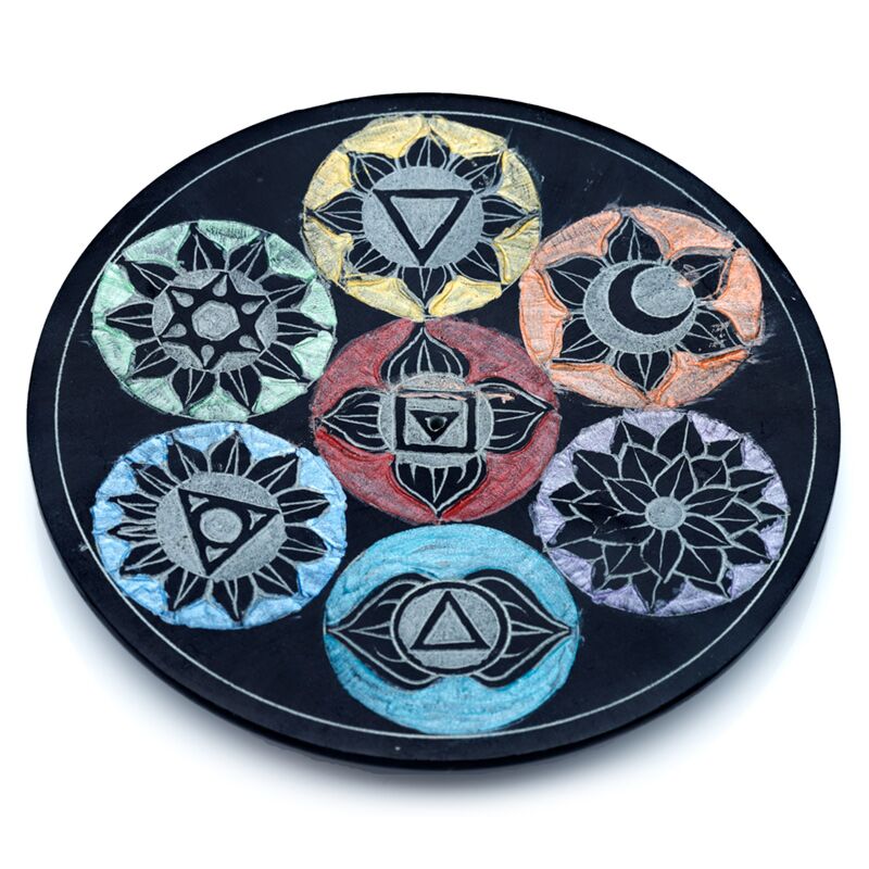 Load image into Gallery viewer, Zeepsteen chakra wierookhouder
