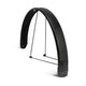 Eurofender achterspatbord 26 inch 65mm urban arrow mat zwart tempo square