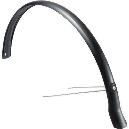 Eurofender lampo achterspartbord 58mm - 28 inch mat zwart