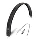 Eurofender achterspatbord tempo square 28 65mm mat zwart