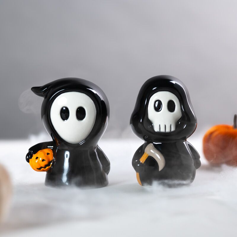 Load image into Gallery viewer, Skull boy ghost boy peper- en zoutstel
