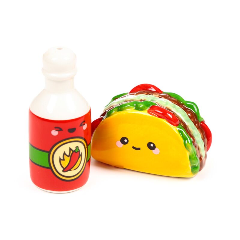 Load image into Gallery viewer, Frida de taco hete saus foodiemals peper- en zoutstel
