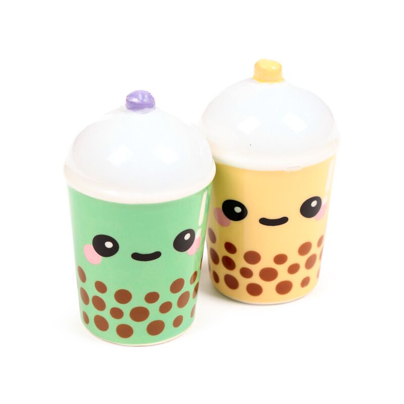 Load image into Gallery viewer, Boba matcha bubble tea foodiemals peper- en zoutstel
