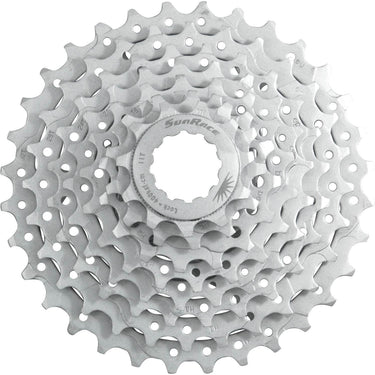 Spanninga sunrace cassette csm66 8v 11-32t nikkel zilver (10st)