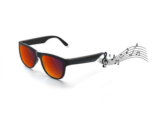 Load image into Gallery viewer, Caliber soundglasses smart-bril gepolariseerd - rood
