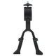 standaard dubbel verstelbaar 24-28 inch aluminium zwart