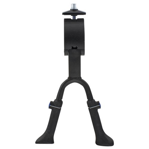 standaard dubbel verstelbaar 24-28 inch aluminium zwart