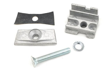 Hebie adapter middenstandaard +bout m10x65mm 69909 zilver