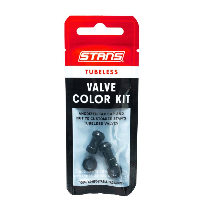 Load image into Gallery viewer, Stans stan's tubeless valve color kit - black

