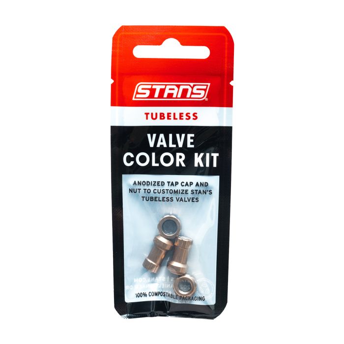Afbeelding laden in galerijviewer, Stan's tubeless valve color kit - copper

